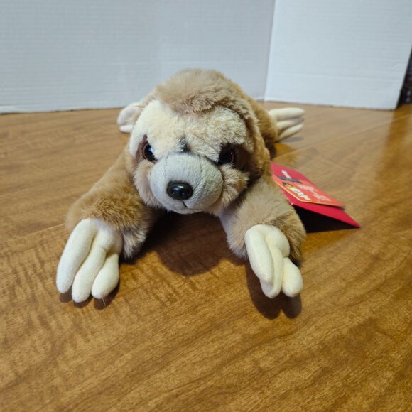 Fao Schwarz Plush Sloth Adopt A Pets 15 in - Picture 2 of 12